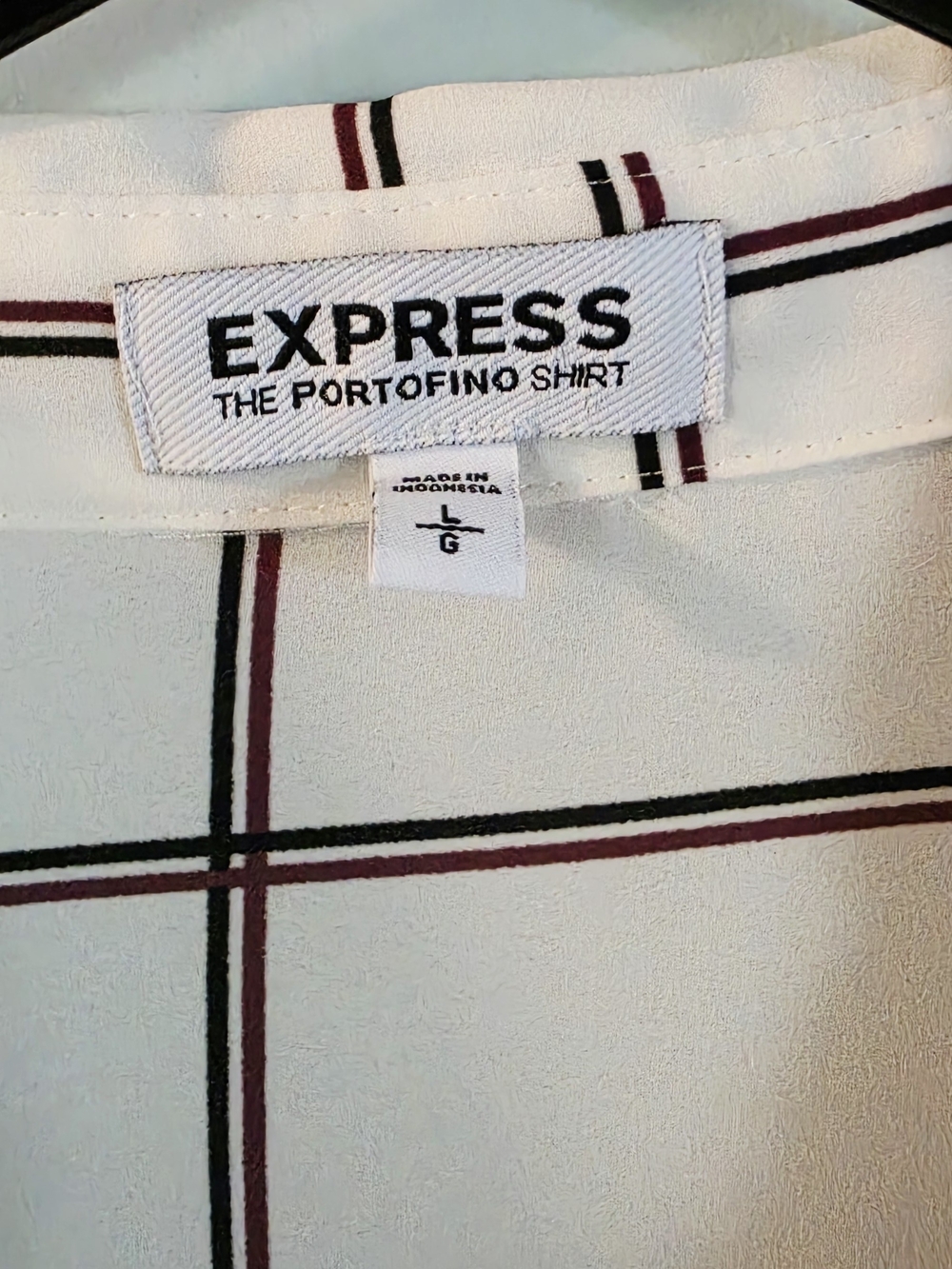 Express Plaid Button-Up Shirt - Picture 4 of 5